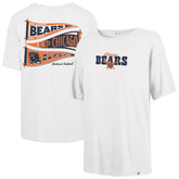 47 brand Chicago Bears '47 Women's Bow & Banner Sadie T-Shirt White