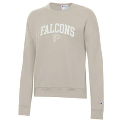 Atlanta Falcons Champion Women's Powerblend Cocoa Butter Fleece Sweatshirt Light Brown