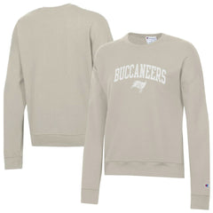 Tampa Bay Buccaneers Champion Women's Powerblend Cocoa Butter Fleece Sweatshirt Light Brown