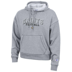 New Orleans Saints Champion Women's Triumph Tri-Blend Hoodie Gray