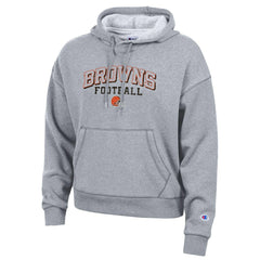 Cleveland Browns Champion Women's Triumph Tri-Blend Hoodie Gray