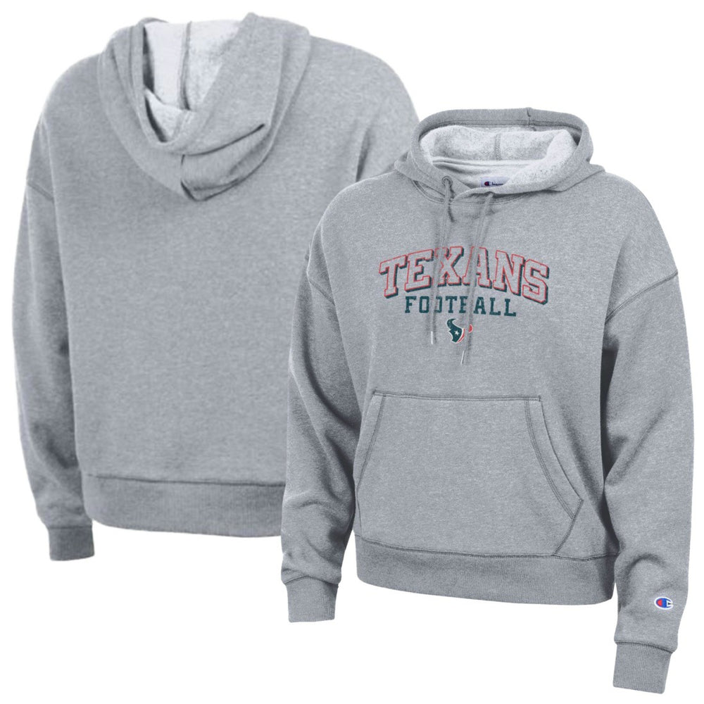 Houston Texans Champion Women's Triumph Tri-Blend Hoodie Gray
