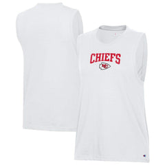 Kansas City Chiefs Champion Women's Muscle Tank Top White