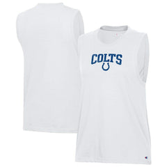 Indianapolis Colts Champion Women's Muscle Tank Top White