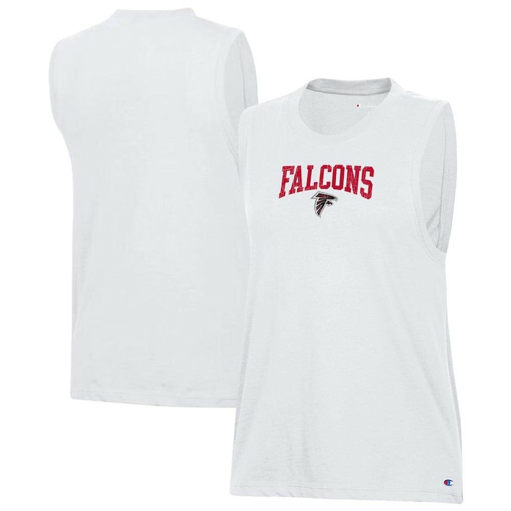 Atlanta Falcons Champion Women's Muscle Tank Top White