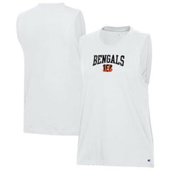 Cincinnati Bengals Champion Women's Muscle Tank Top White
