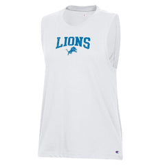 Detroit Lions Champion Women's Muscle Tank Top White
