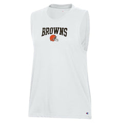 Cleveland Browns Champion Women's Muscle Tank Top White