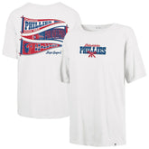 Philadelphia Phillies '47 Women's Bow & Banner Sadie T-Shirt - Sand - 47 brand Discount