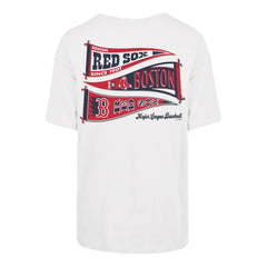 Boston Red Sox '47 Women's Bow & Banner Sadie T-Shirt - Sand - 47 brand Discount
