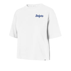 Los Angeles Dodgers '47 Women's Collage Script Reed City T-Shirt - White - 47 brand Sale
