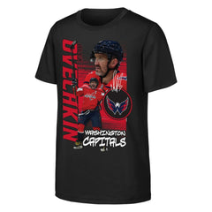 Alexander Ovechkin Washington Capitals Outerstuff Youth Playmaker T-Shirt - Black - NHL 203700974