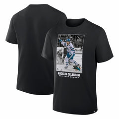 Macklin Celebrini San Jose Sharks NHL Moments Legacy T-Shirt - Black - NHL 203707661