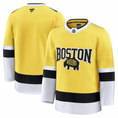 Boston Bruins Fanatics 2026 NHL Stadium Series Premium Custom Jersey - Gold - NHL 203707695
