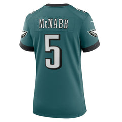 Nike Donovan McNabb Philadelphia Eagles Women's Team Retired Game Jersey Midnight Green