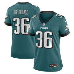 Nike Brian Westbrook Philadelphia Eagles Women's Team Retired Game Jersey Midnight Green