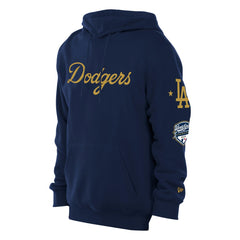 Los Angeles Dodgers New Era 2026 Gold Collection Logo Hoodie - Navy - New Era Online