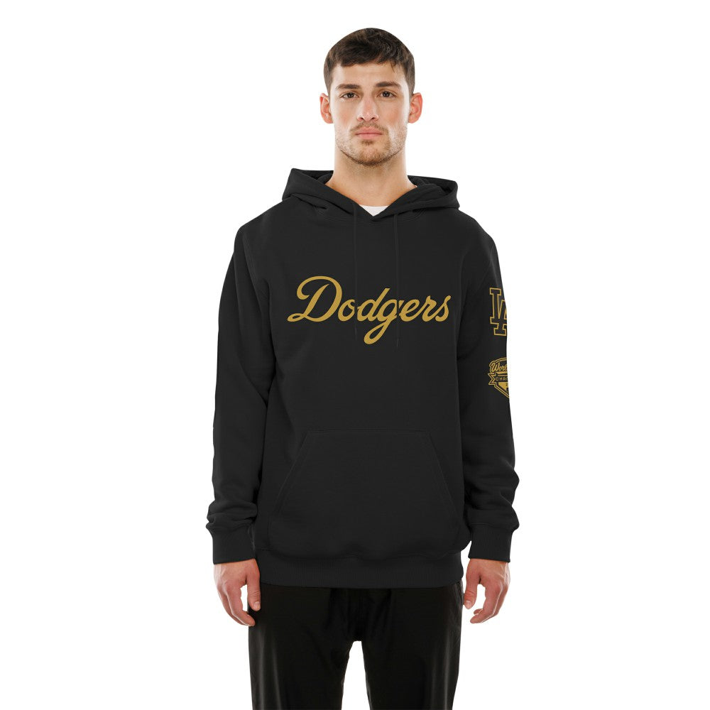 Los Angeles Dodgers New Era 2026 Gold Collection Logo Hoodie - Black - New Era Online