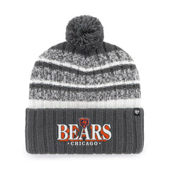 47 brand Chicago Bears '47 Tavern Cuffed Knit Hat with Pom Charcoal