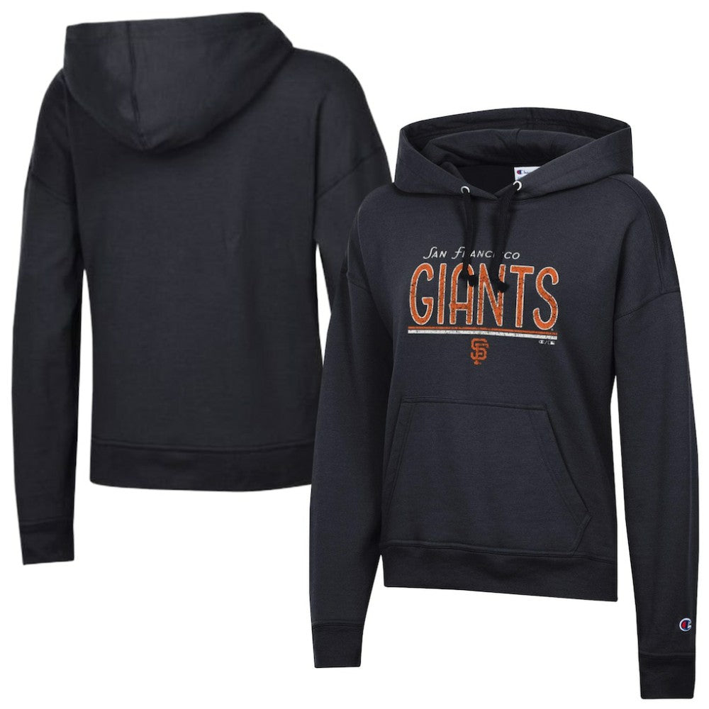 San Francisco Giants Champion Women's Vintage Powerblend Hoodie - Black - MLB Online