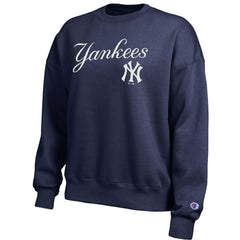 New York Yankees Champion Women's All-Star Sweatshirt - Athletic Navy - MLB Discount