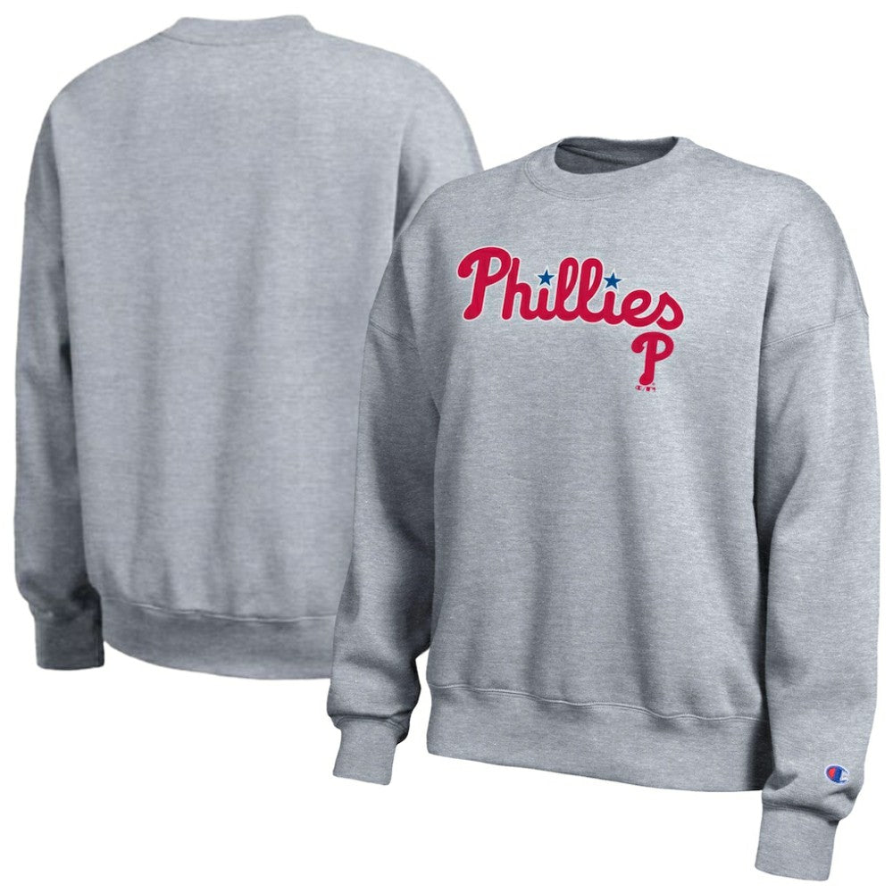 Philadelphia Phillies Champion Women's All-Star Sweatshirt - Heather Gray - MLB Lifestyle