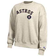 Houston Astros Champion Women's All-Star Sweatshirt - Oatmeal - MLB Lifestyle