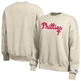Philadelphia Phillies Champion Women's All-Star Sweatshirt - Oatmeal - MLB Discount