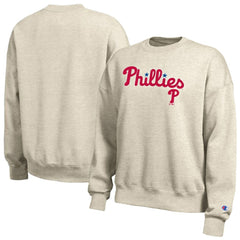 Philadelphia Phillies Champion Women's All-Star Sweatshirt - Oatmeal - MLB Discount