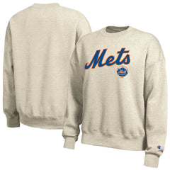 New York Mets Champion Women's All-Star Sweatshirt - Oatmeal - MLB Sale