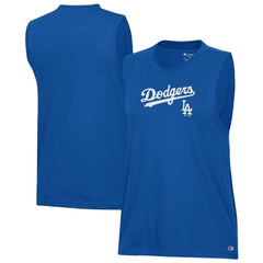 Los Angeles Dodgers Champion Women's Muscle Tank Top - Royal - MLB Discount