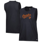 Baltimore Orioles Champion Women's Muscle Tank Top - Black - MLB on Sale