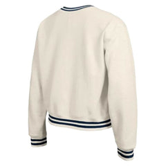 Milwaukee Brewers Champion Women's Reverse Weave Sweatshirt - Cream - MLB Discount