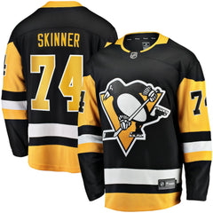 Stuart Skinner Pittsburgh Penguins Fanatics Home Breakaway Jersey - Black - NHL 203717244