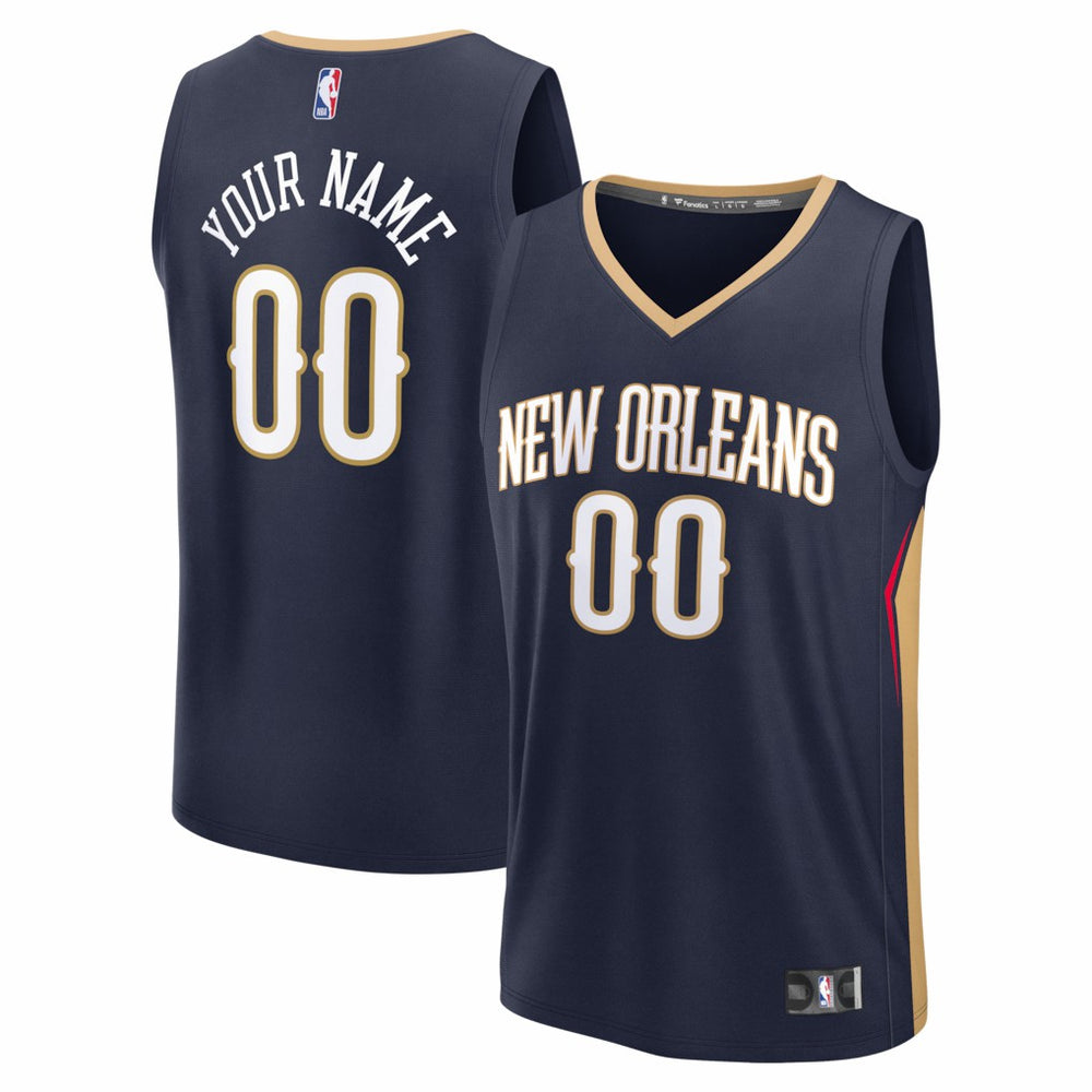 New Orleans Pelicans Fastbreak Custom Jersey Icon Edition Navy | Fanatics discount