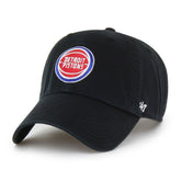 Detroit Pistons '47 Clean Up Adjustable Hat for sale Black | 47 brand Lifestyle