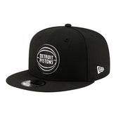 Detroit Pistons Team 9FIFTY Snapback Hat Black/White | New Era for sale