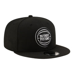 Detroit Pistons Team 9FIFTY Snapback Hat Black/White | New Era for sale