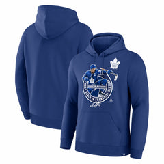 Auston Matthews Toronto Maple Leafs Most Goals in Franchise History Hoodie - Blue - NHL 203731653