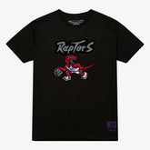 Toronto Raptors Unisex Hardwood Classics Arch T-Shirt Black | Mitchell & Ness