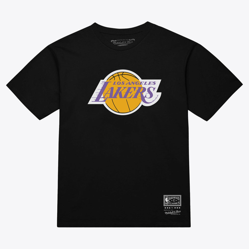 Los Angeles Lakers Unisex Hardwood Classics Arch T-Shirt Black | Mitchell & Ness discount