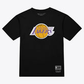 Los Angeles Lakers Unisex Hardwood Classics Arch T-Shirt Black | Mitchell & Ness discount