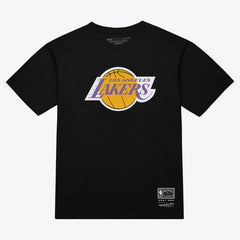 Los Angeles Lakers Unisex Hardwood Classics Arch T-Shirt Black | Mitchell & Ness discount