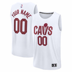 Cleveland Cavaliers Fastbreak Custom Jersey for sale Association Editi- White | Fanatics outlet