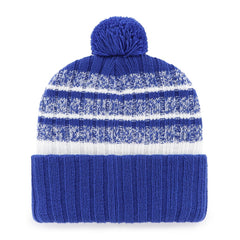 47 brand Indianapolis Colts '47 Tavern Cuffed Knit Hat with Pom Royal/White