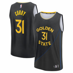 Seth Curry Golden State Warriors Fast Break Replica Player Jersey for sale Statement Editi- Black | Fanatics