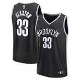 Nic Claxton Brooklyn Nets Fast Break Replica Jersey Black Icon Edition | Fanatics US
