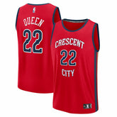 Derik Queen New Orleans Pelicans Fast Break Replica Player Jersey Statement Edition Red | Fanatics online