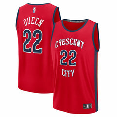 Derik Queen New Orleans Pelicans Fast Break Replica Player Jersey Statement Edition Red | Fanatics online