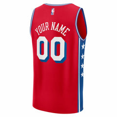 Philadelphia 76ers Fastbreak Custom Jersey Statement Edition Red | Fanatics